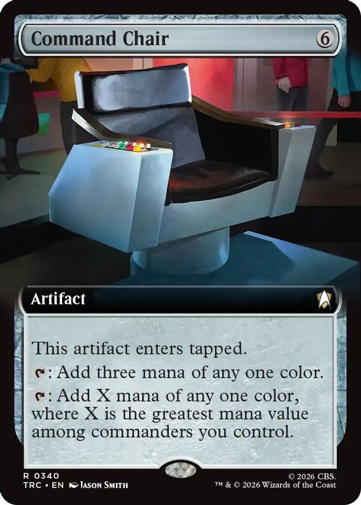Command Chair (Extended Art) (TRC-340) [Commander: Star Trek]
