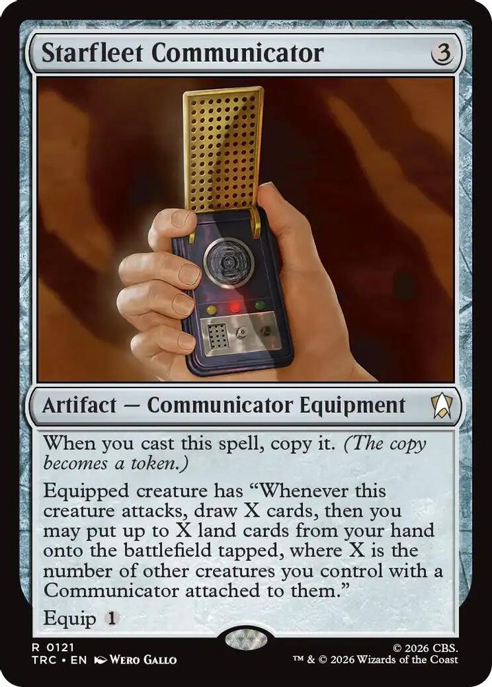 Starfleet Communicator (TRC-121) [Commander: Star Trek]