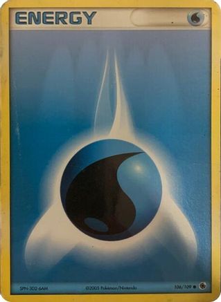 Water Energy - 106/109 (2005 No E Reader) [Deck Exclusives]