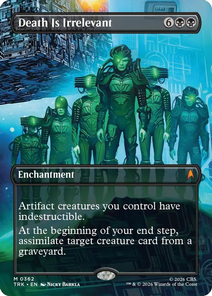 Death Is Irrelevant (Borderless) (TRK-362) [Star Trek] Foil