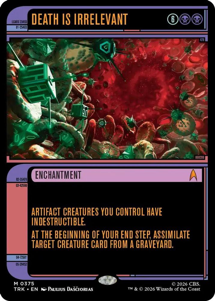 Death Is Irrelevant (Showcase) (TRK-375) [Star Trek] Foil