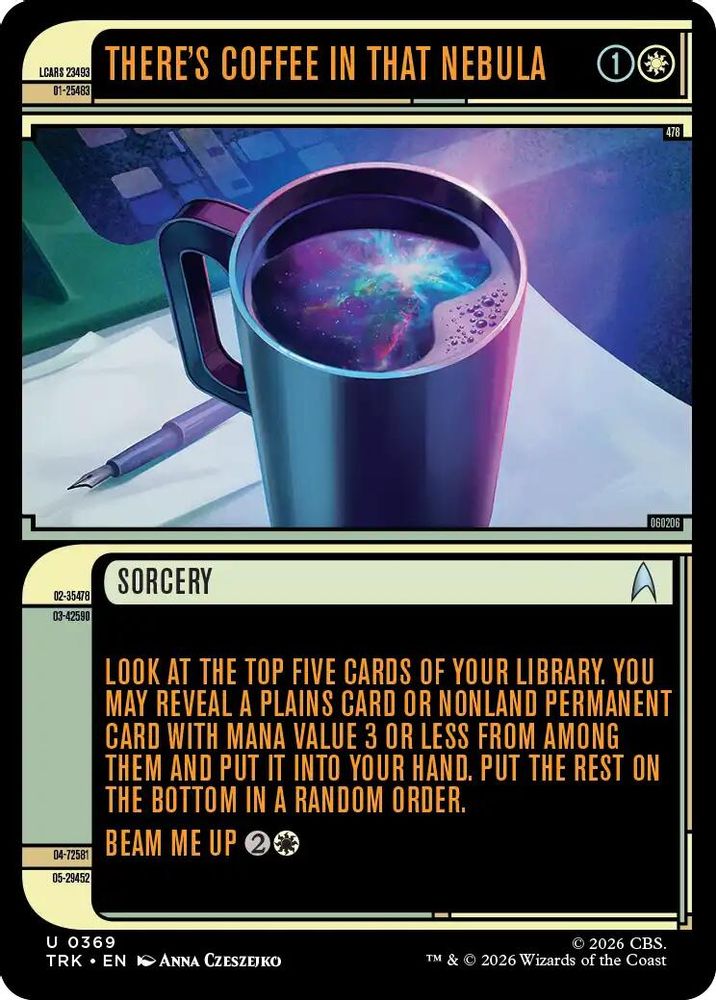There's Coffee in that Nebula (Showcase) (TRK-369) [Star Trek]