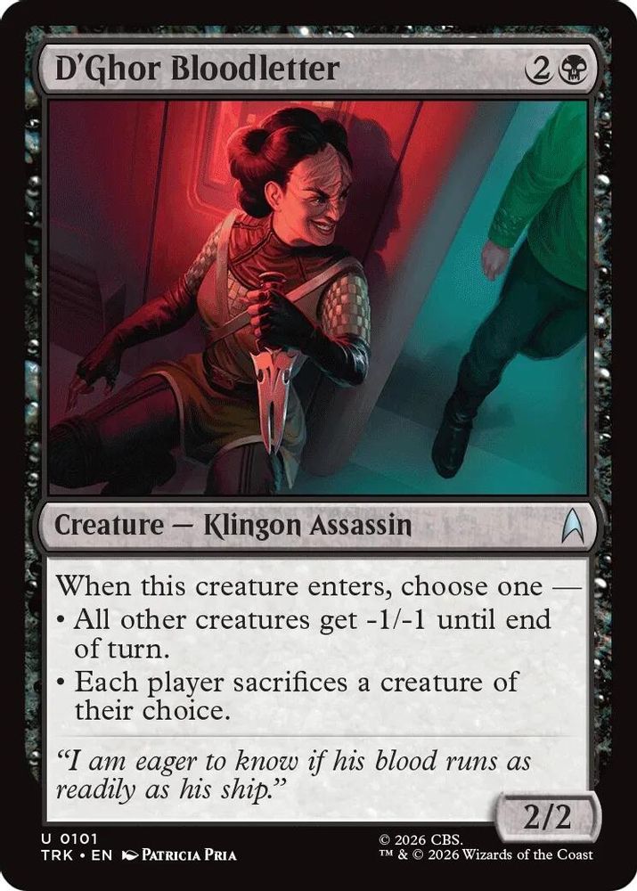 D'Ghor Bloodletter (TRK-101) [Star Trek] Foil