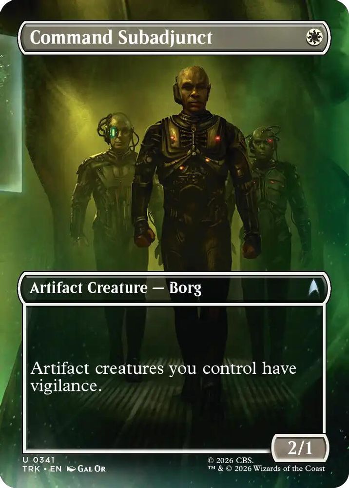 Command Subadjunct (Borderless) (TRK-341) [Star Trek]