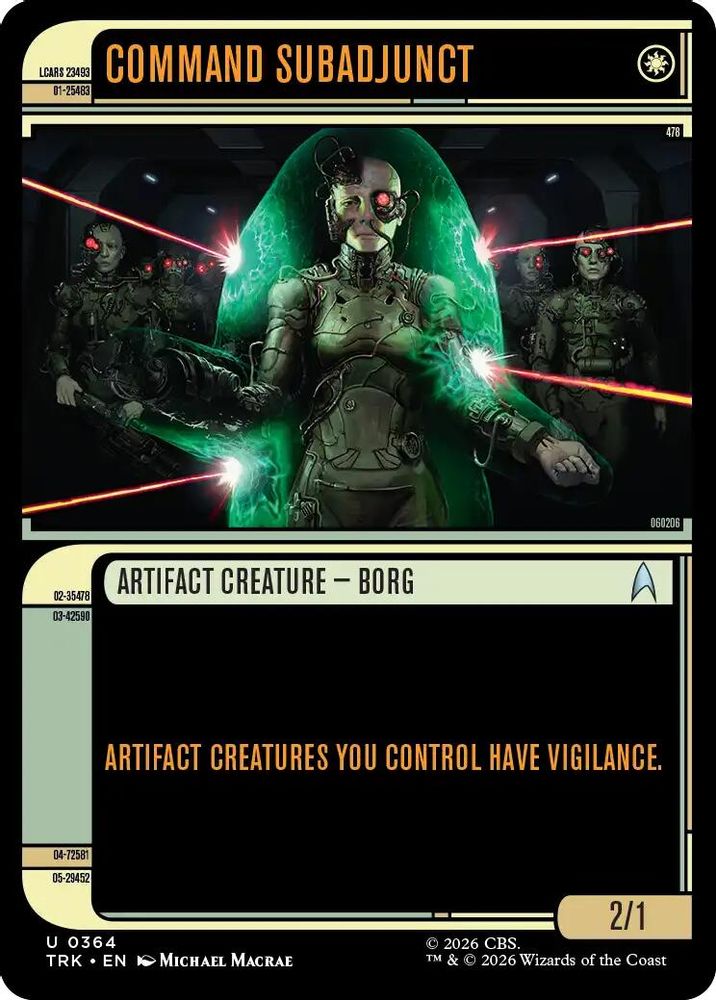 Command Subadjunct (Showcase) (TRK-364) [Star Trek]