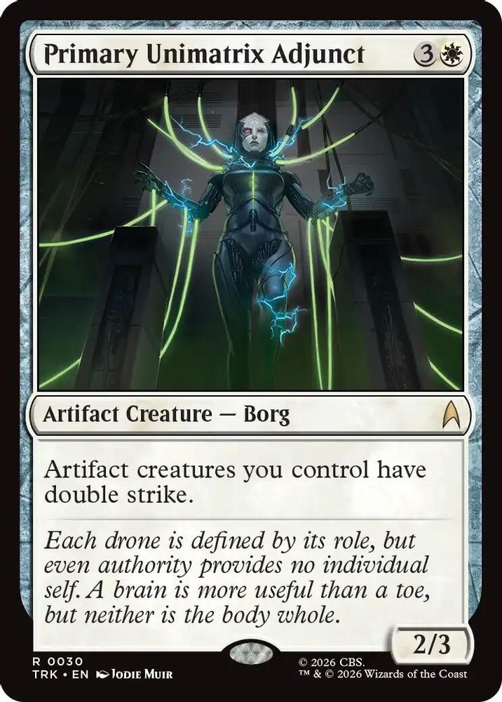 Primary Unimatrix Adjunct (TRK-030) [Star Trek] Foil