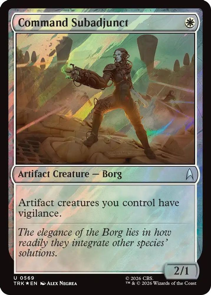 Command Subadjunct (Surge Foil) (TRK-569) [Star Trek] Foil