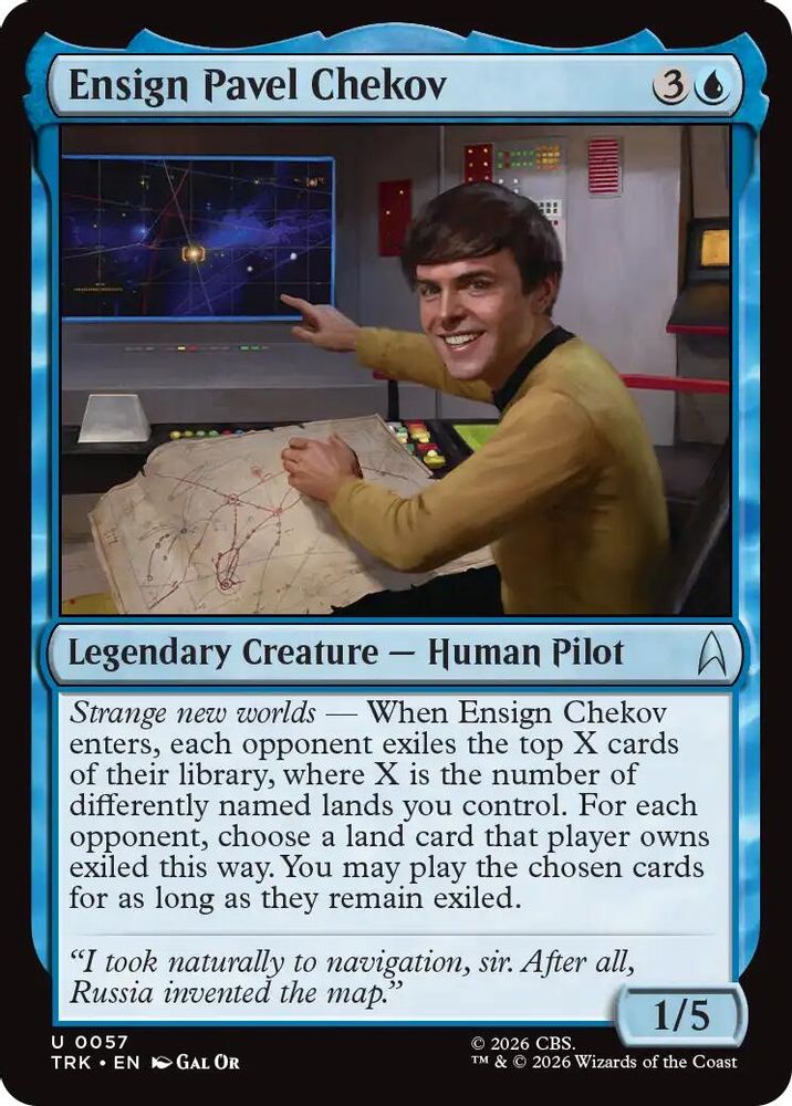 Ensign Pavel Chekov (TRK-057) [Star Trek] Foil