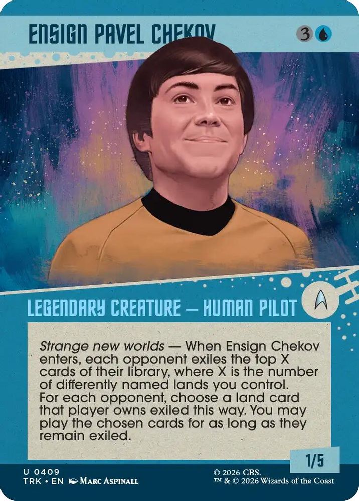 Ensign Pavel Chekov (Showcase) (TRK-409) [Star Trek]
