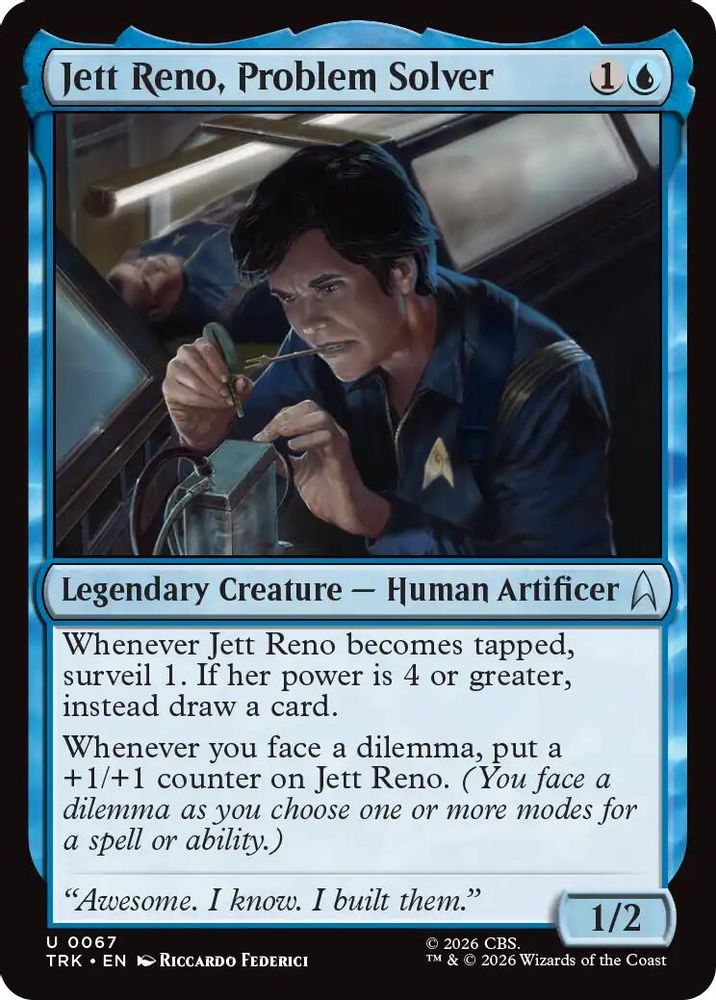Jett Reno, Problem Solver (TRK-067) [Star Trek]