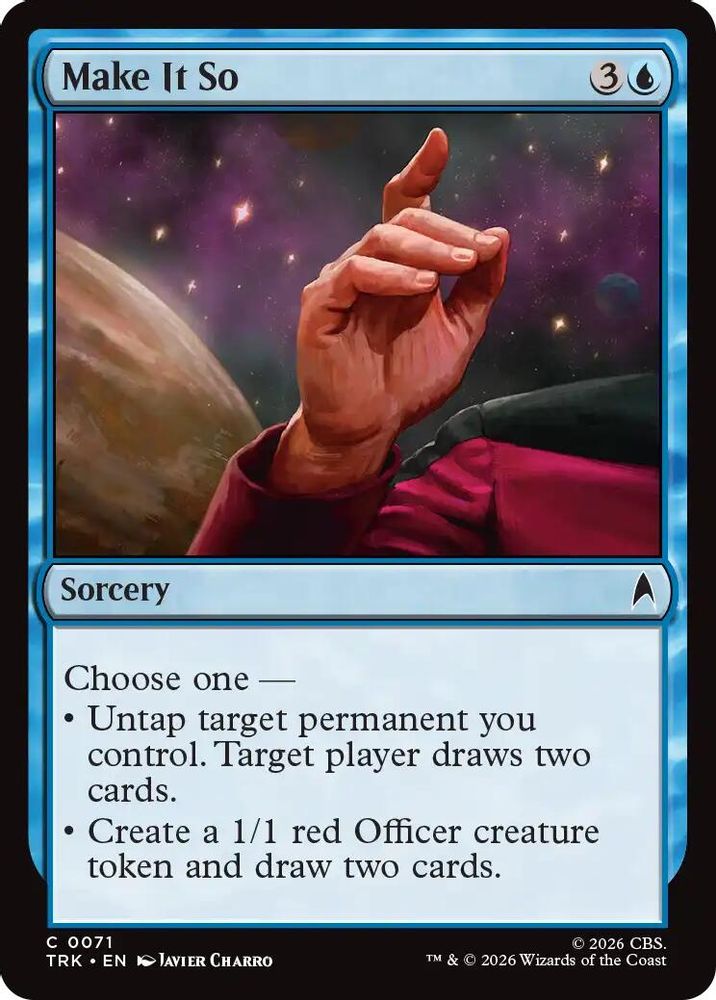 Make It So (TRK-071) [Star Trek] Foil