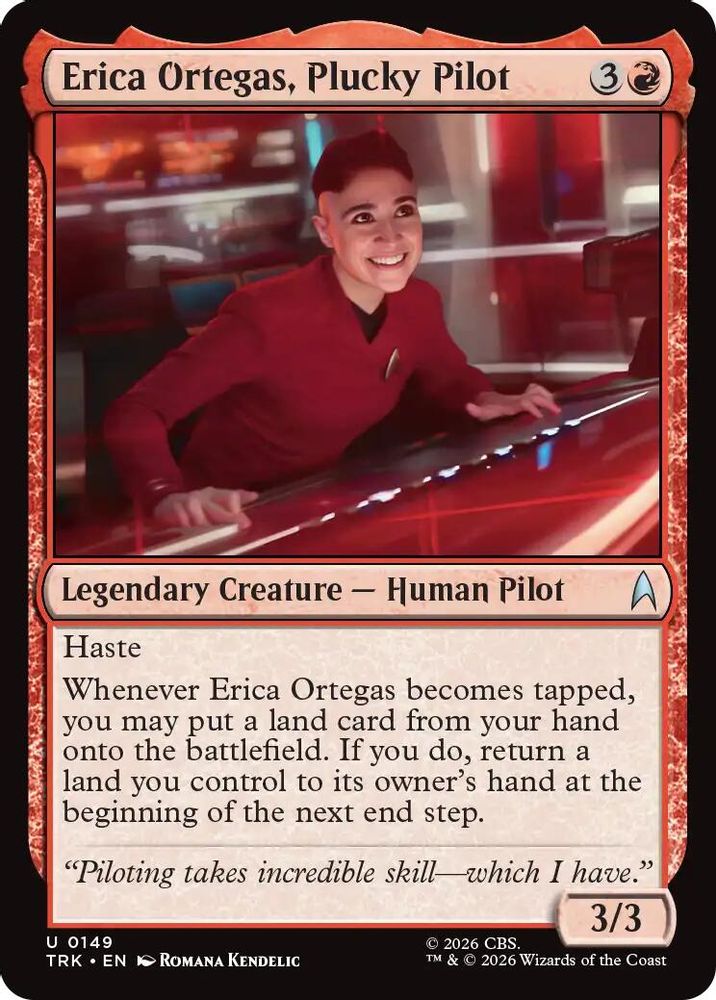 Erica Ortegas, Plucky Pilot (TRK-149) [Star Trek] Foil