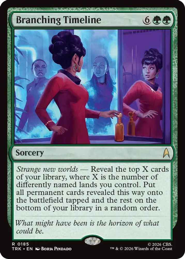 Branching Timeline (TRK-185) [Star Trek] Foil