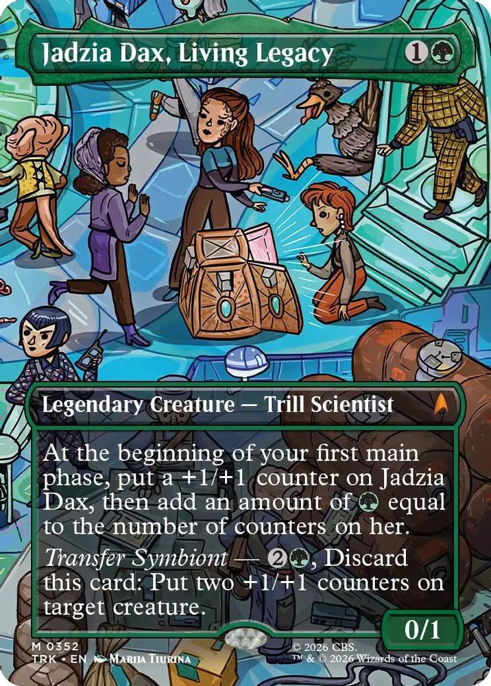 Jadzia Dax, Living Legacy (Borderless) (TRK-352) [Star Trek] Foil