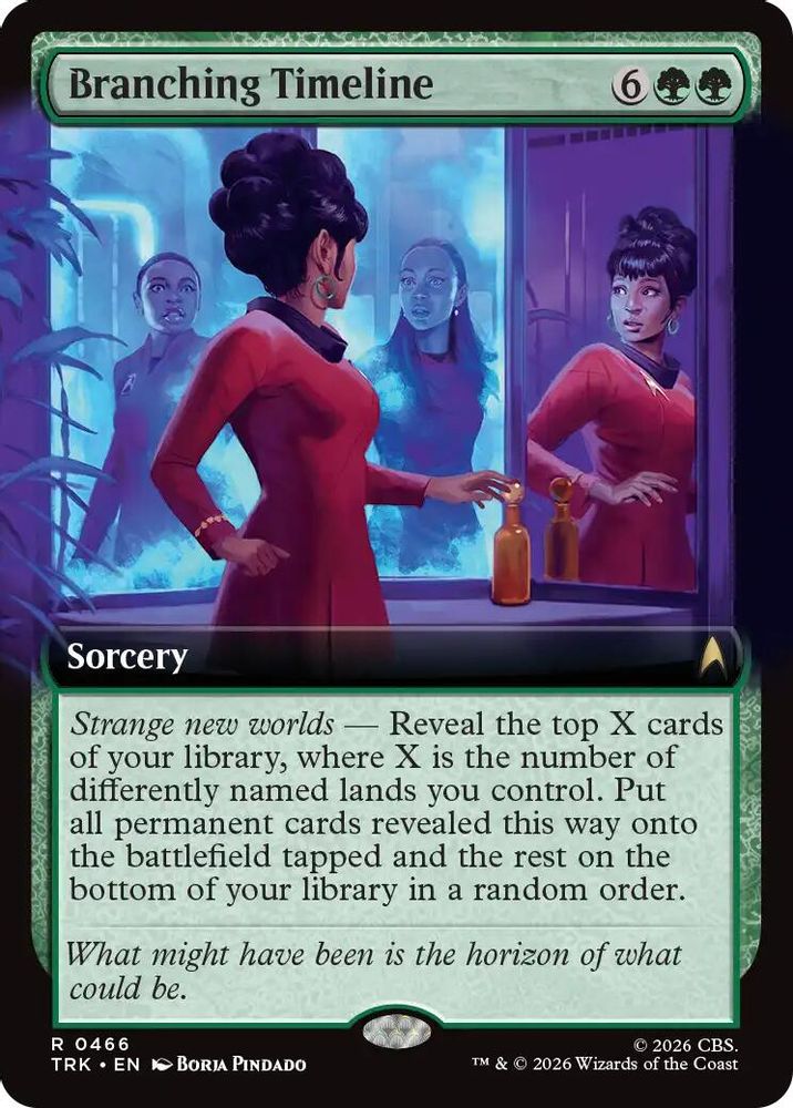 Branching Timeline (Extended Art) (TRK-466) [Star Trek] Foil