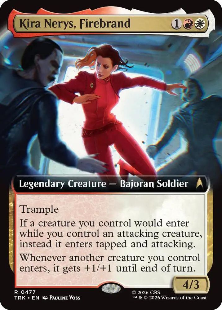Kira Nerys, Firebrand (Extended Art) (TRK-477) [Star Trek] Foil