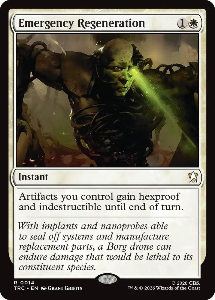 Emergency Regeneration (Surge Foil) (TRC-014) [Commander: Star Trek] Foil