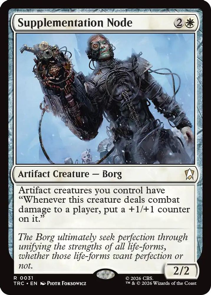 Supplementation Node (Surge Foil) (TRC-031) [Commander: Star Trek] Foil