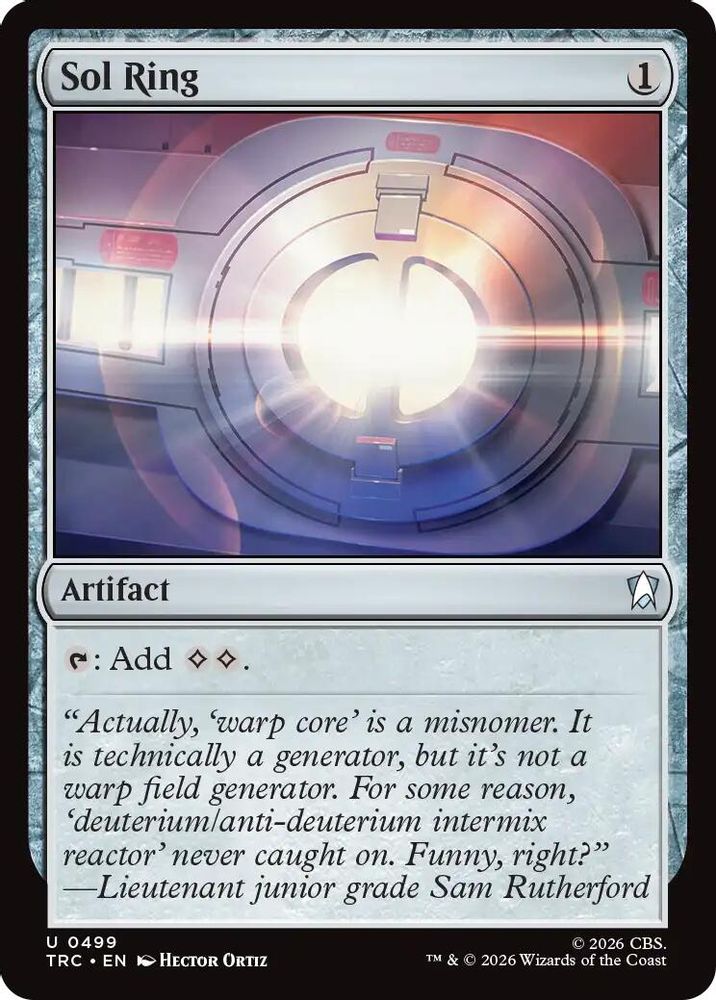 Sol Ring (TRC-499) [Commander: Star Trek]