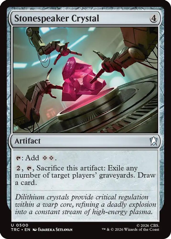 Stonespeaker Crystal (TRC-500) [Commander: Star Trek]