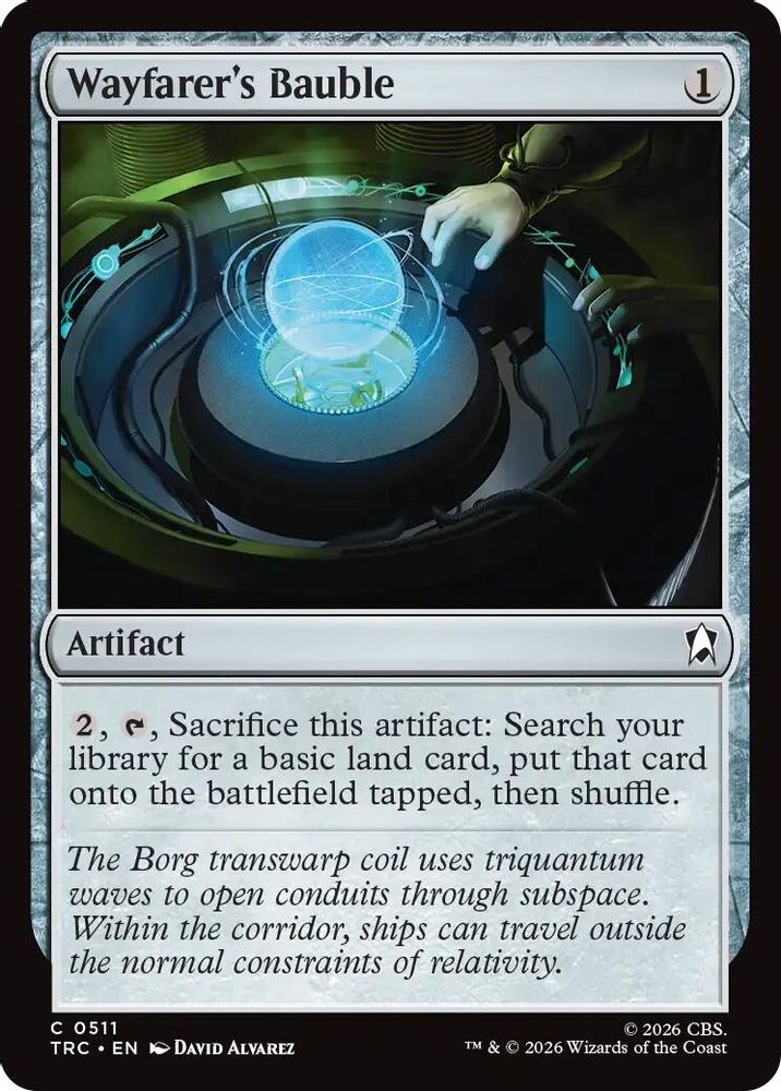 Wayfarer's Bauble (Surge Foil) (TRC-511) [Commander: Star Trek] Foil