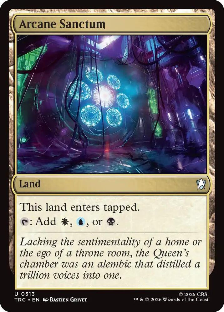 Arcane Sanctum (Surge Foil) (TRC-513) [Commander: Star Trek] Foil