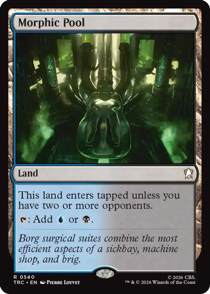 Morphic Pool (Surge Foil) (TRC-540) [Commander: Star Trek] Foil