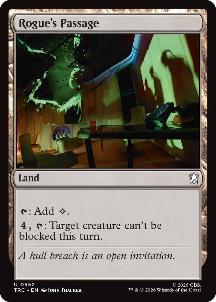 Rogue's Passage (Surge Foil) (TRC-552) [Commander: Star Trek] Foil