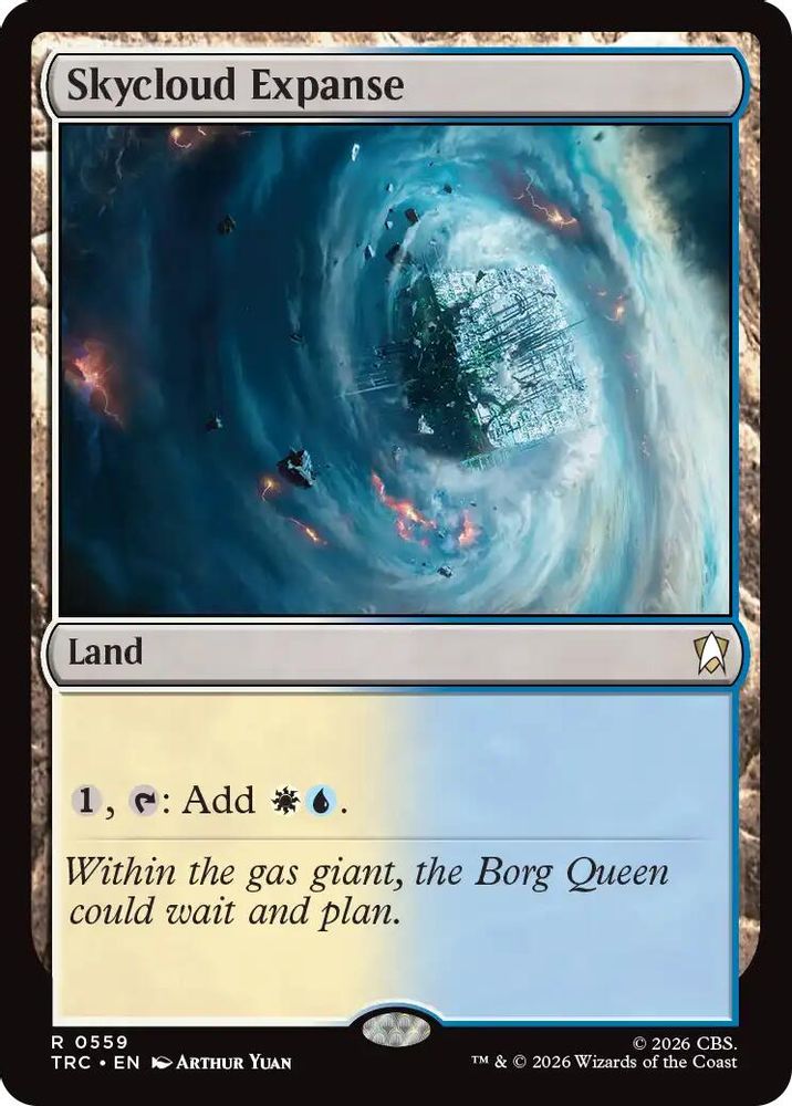 Skycloud Expanse (Surge Foil) (TRC-559) [Commander: Star Trek] Foil