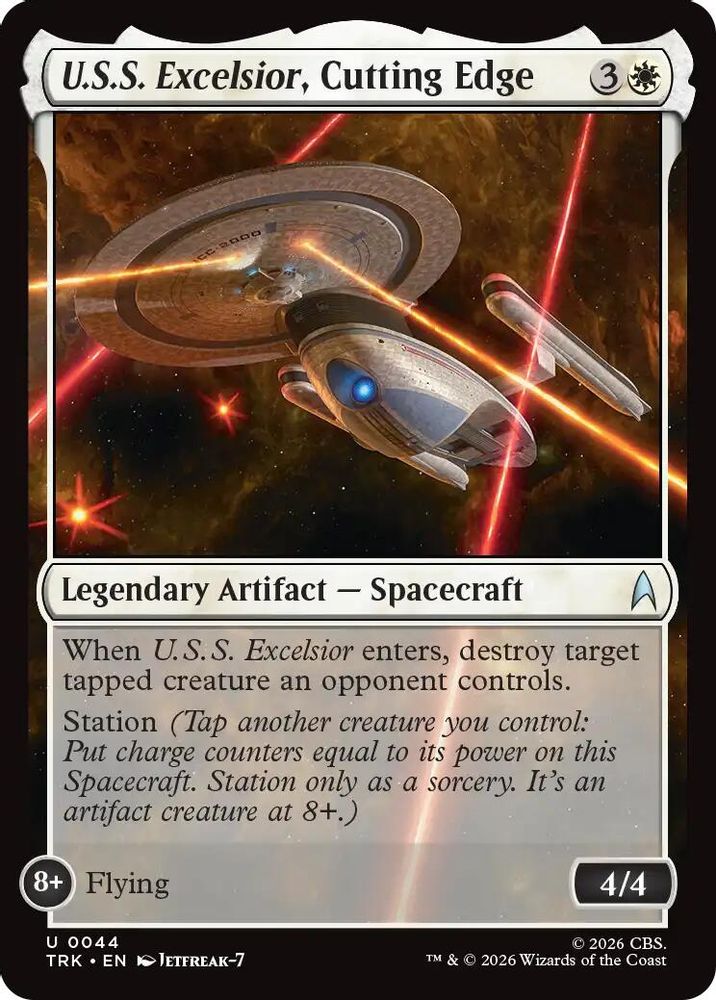 U.S.S. Excelsior, Cutting Edge (TRK-044) [Star Trek]