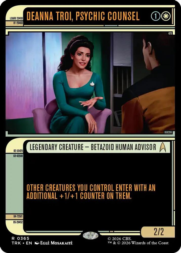 Deanna Troi, Psychic Counsel (Showcase) (TRK-365) [Star Trek] Foil
