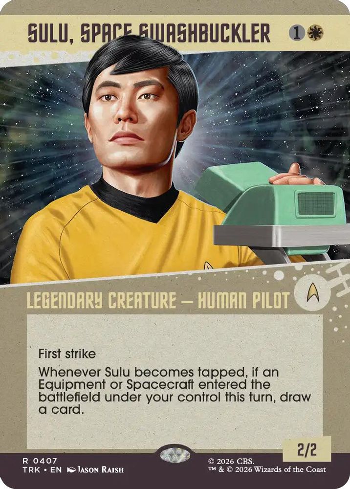 Sulu, Space Swashbuckler (Showcase) (TRK-407) [Star Trek] Foil