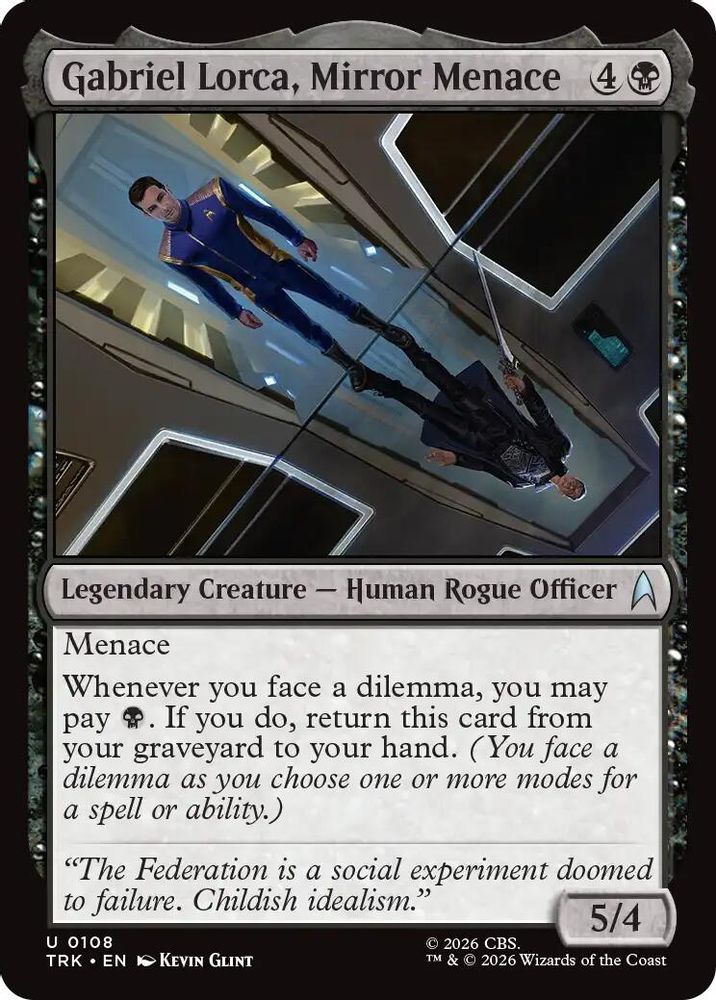 Gabriel Lorca, Mirror Menace (TRK-108) [Star Trek] Foil