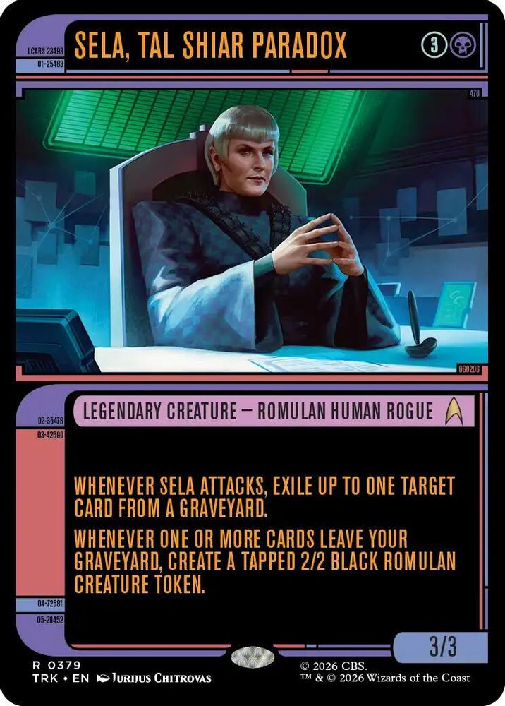 Sela, Tal Shiar Paradox (Showcase) (TRK-379) [Star Trek] Foil