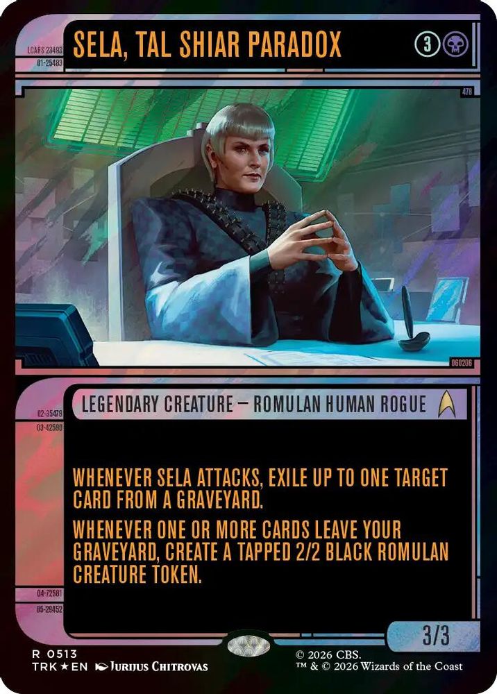 Sela, Tal Shiar Paradox (Showcase) (Surge Foil) (TRK-513) [Star Trek] Foil