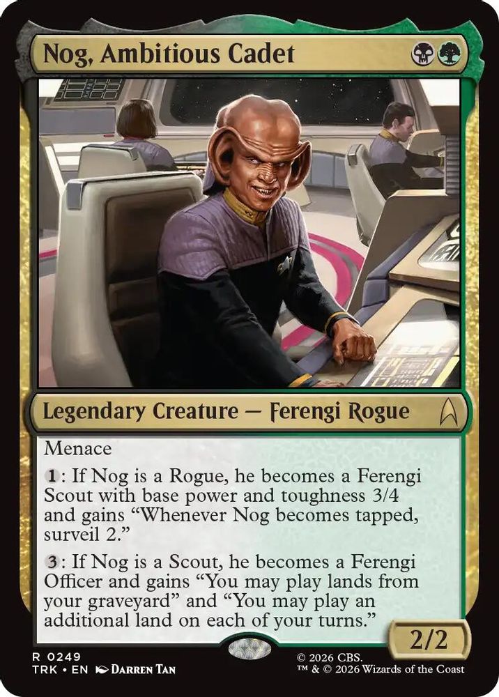 Nog, Ambitious Cadet (TRK-249) [Star Trek] Foil
