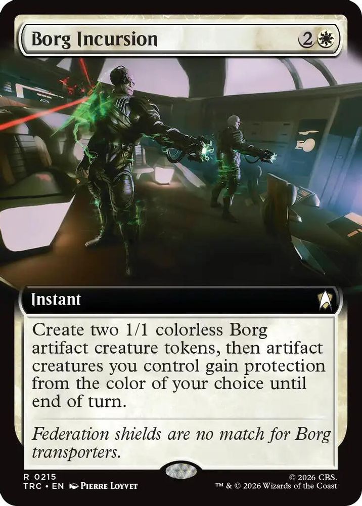 Borg Incursion (Extended Art) (TRC-215) [Commander: Star Trek]