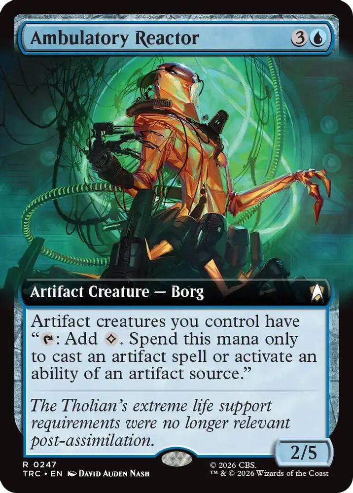 Ambulatory Reactor (Extended Art) (TRC-247) [Commander: Star Trek]