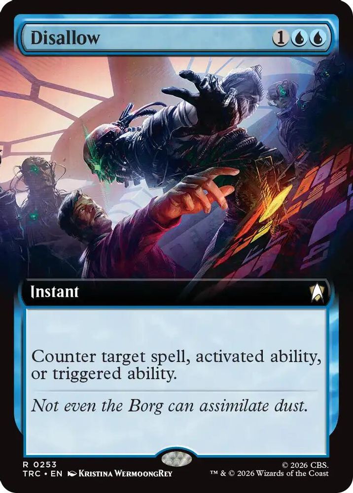 Disallow (Extended Art) (TRC-253) [Commander: Star Trek]
