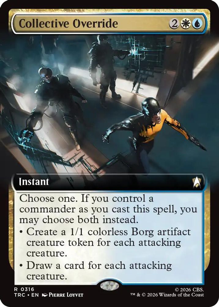 Collective Override (Extended Art) (TRC-316) [Commander: Star Trek]