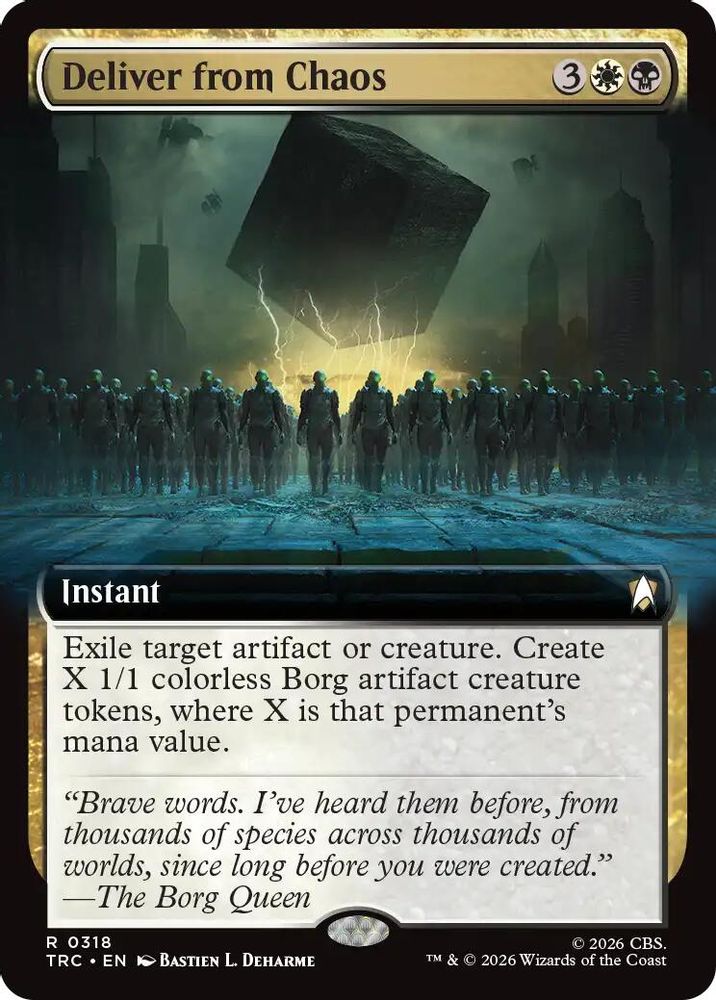 Deliver from Chaos (Extended Art) (TRC-318) [Commander: Star Trek]