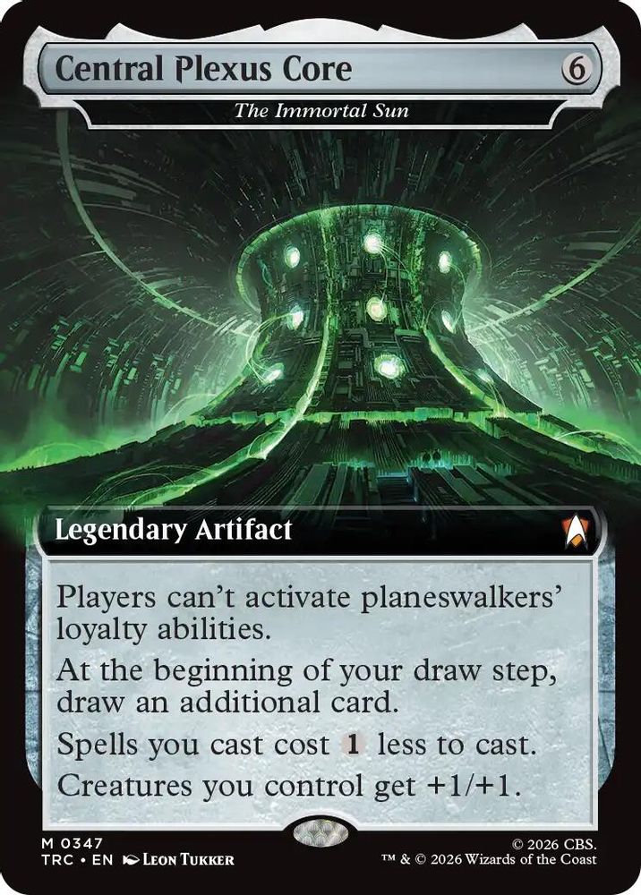 Central Plexus Core - The Immortal Sun (Extended Art) (TRC-347) [Commander: Star Trek]