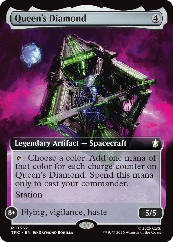 Queen's Diamond (Extended Art) (TRC-352) [Commander: Star Trek]