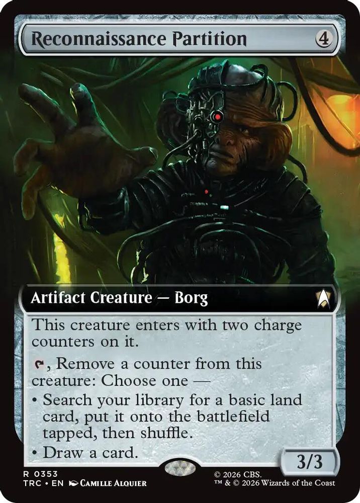Reconnaissance Partition (Extended Art) (TRC-353) [Commander: Star Trek]