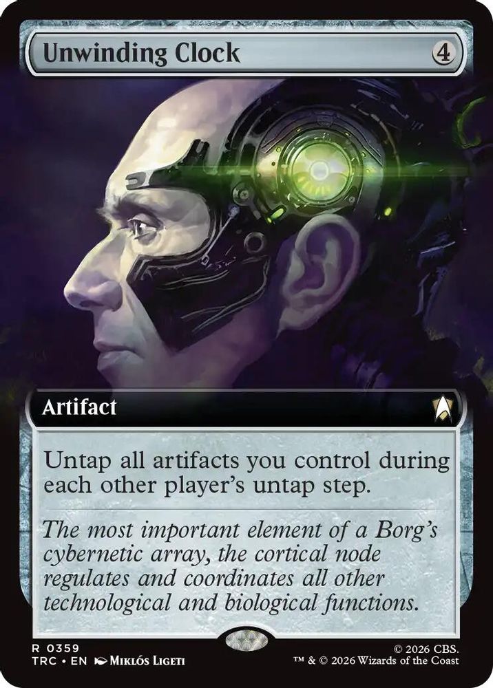 Unwinding Clock (Extended Art) (TRC-359) [Commander: Star Trek]