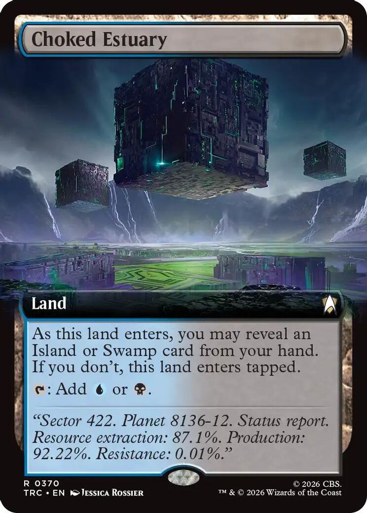 Choked Estuary (Extended Art) (TRC-370) [Commander: Star Trek]