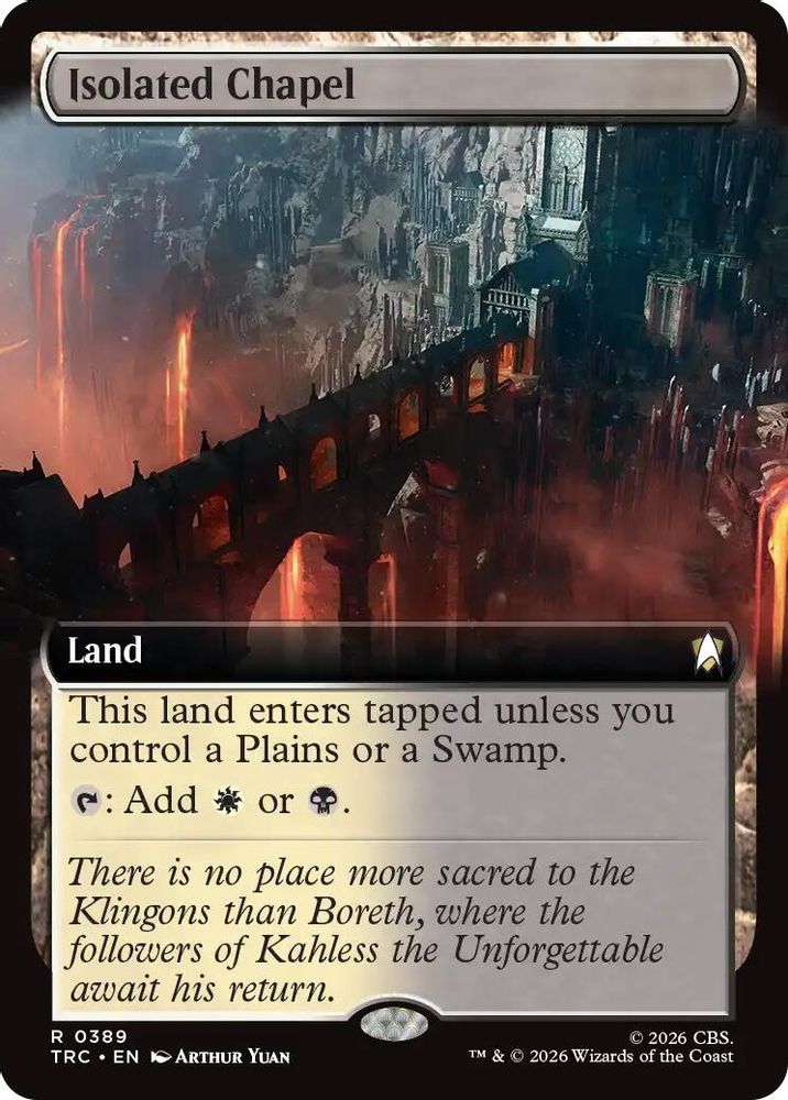 Isolated Chapel (Extended Art) (TRC-389) [Commander: Star Trek]