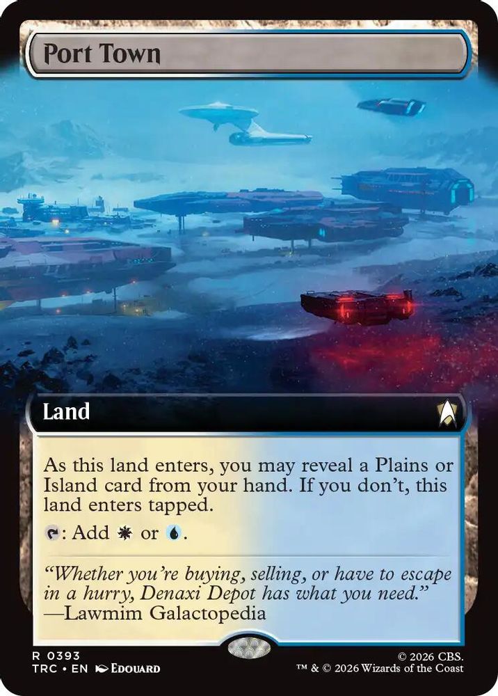Port Town (Extended Art) (TRC-393) [Commander: Star Trek]