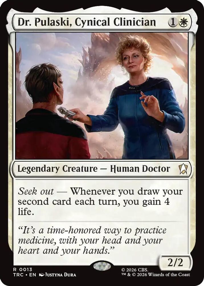 Dr. Pulaski, Cynical Clinician (TRC-013) [Commander: Star Trek]