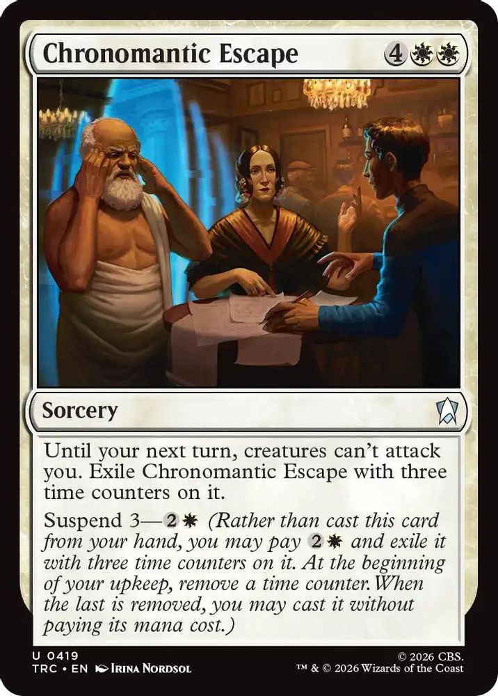 Chronomantic Escape (Surge Foil) (TRC-419) [Commander: Star Trek] Foil